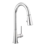 Peerless Precept Mitigeur de cuisine à tirette avec POWERinse, Chrome Front_Three_Fourths_Angled_Right