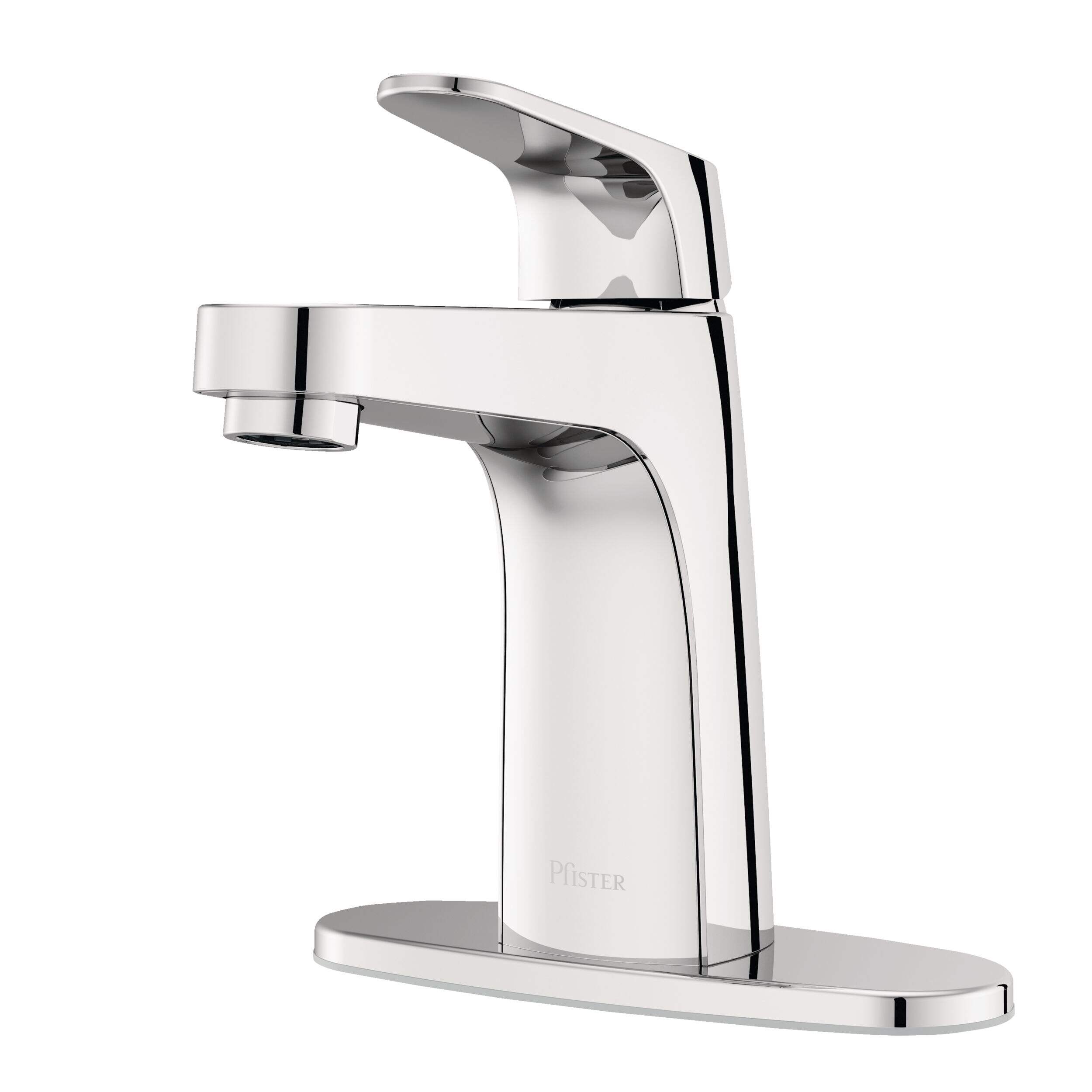 Robinet de lavabo Pfister Matlock à commande unique, chromé Front_Three_Fourths_Angled_Left