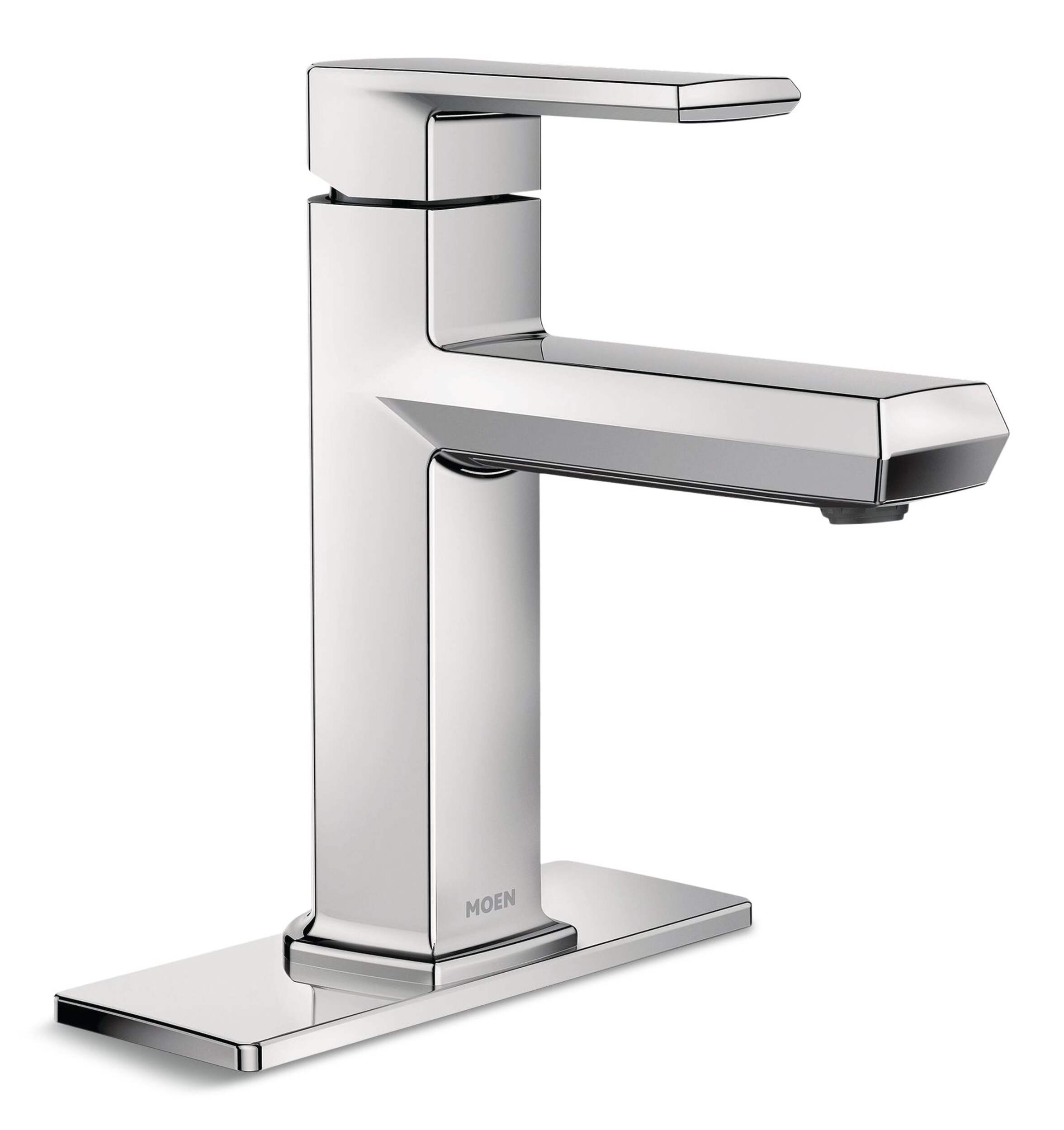 Robinet de lavabo Moen Neese à 1 levier, chromé Front_Three_Fourths_Angled_Right