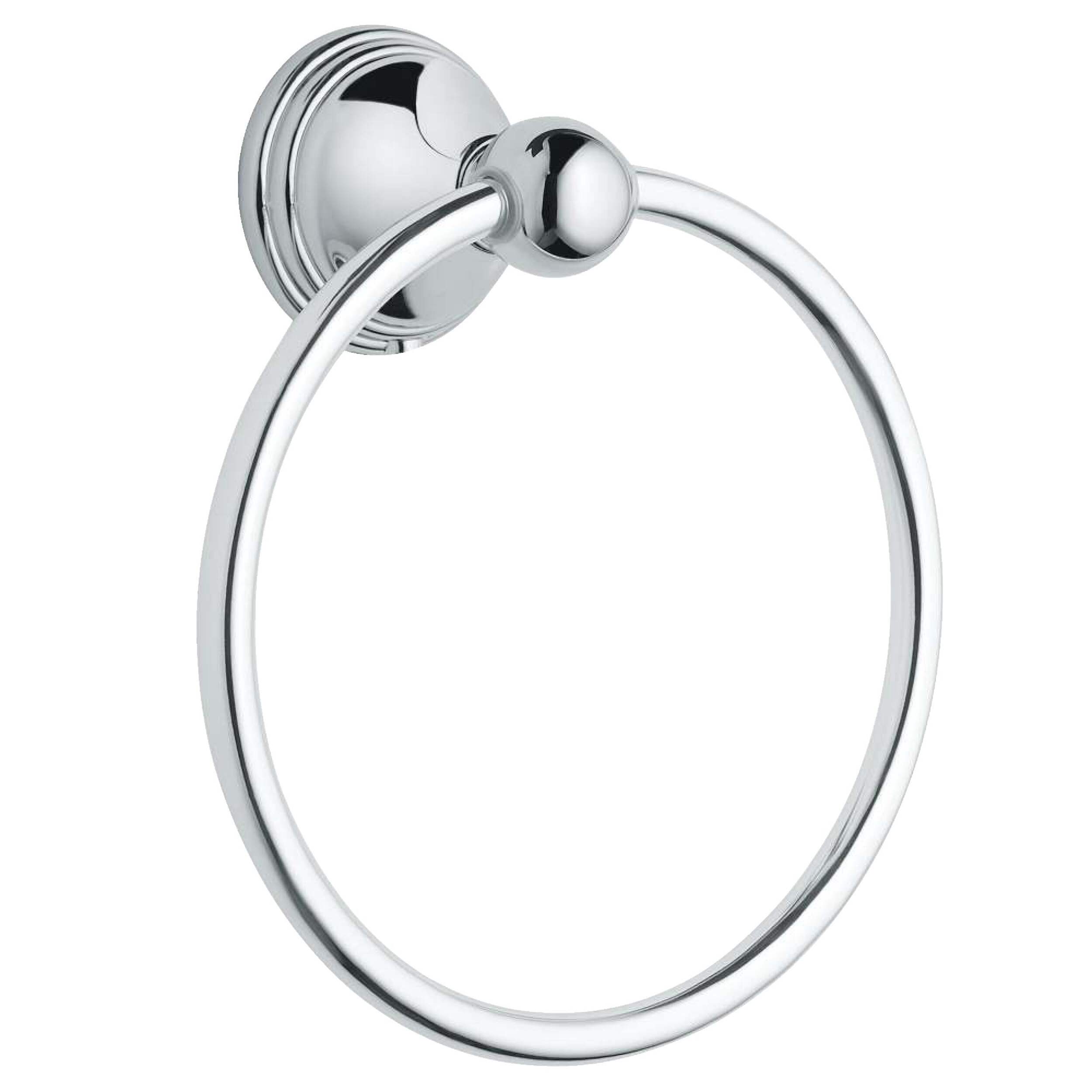 Moen Preston Towel Ring, Chrome Front_Angled_Right