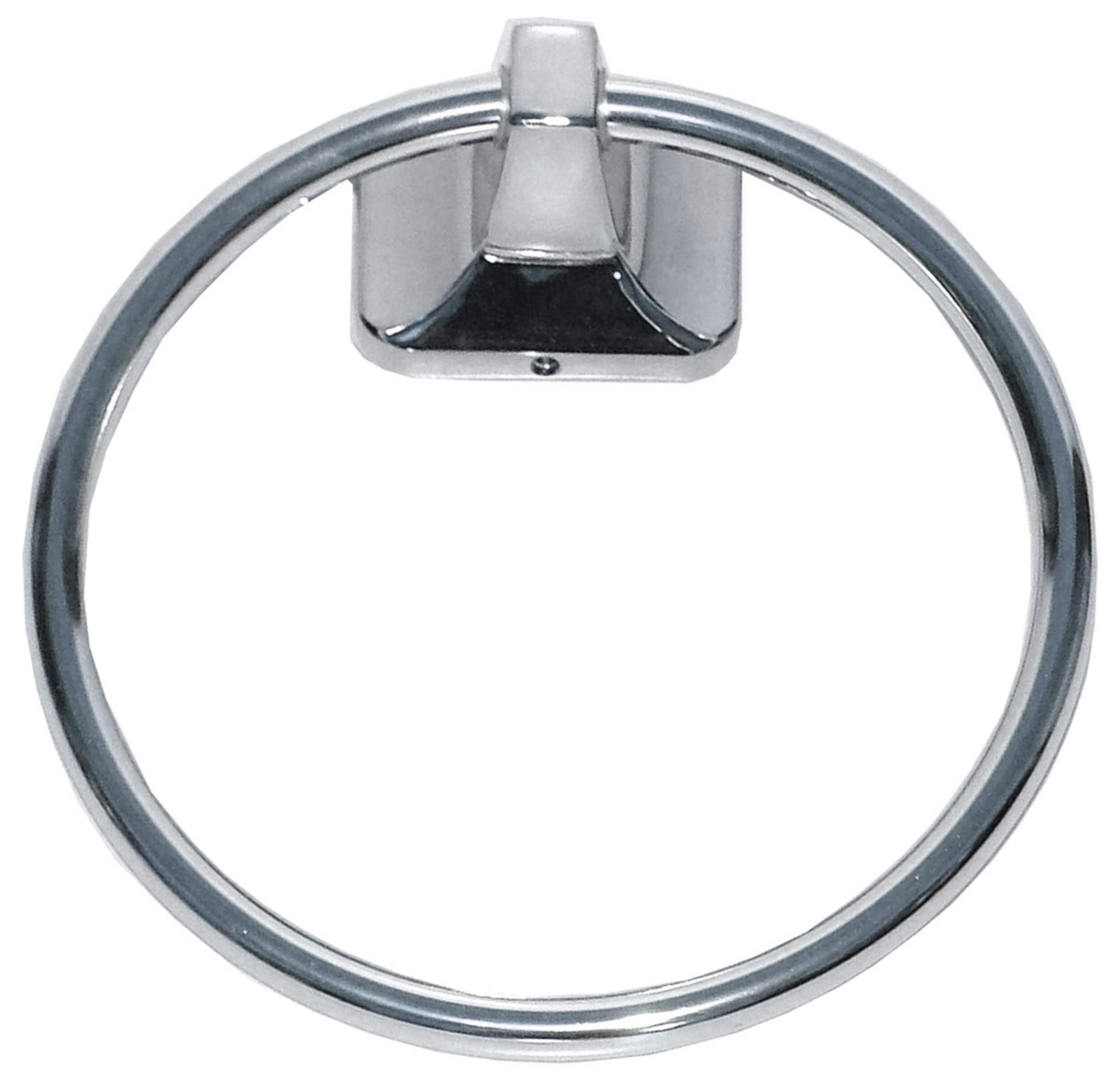 Peerless® Weston Wall Mount Bathroom Towel Ring, Chrome Front_Flat