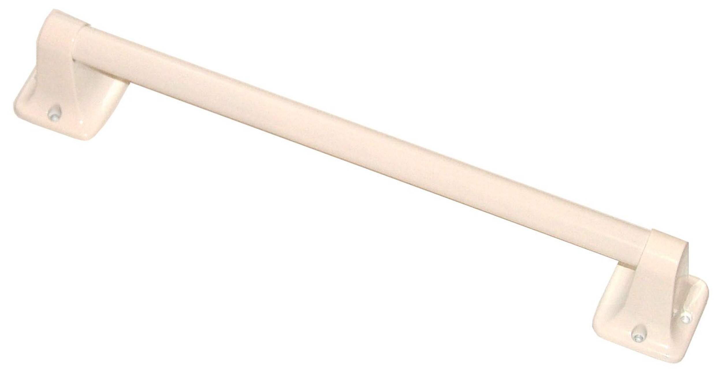 Porte-serviettes/barre à serviettes simple pour salle de bain Peerless Weston, blanc, 18 po Bottom_Plunge