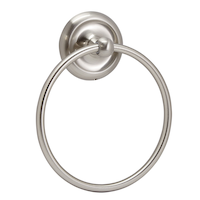 Caldwell Satin Nickel Towel Ring