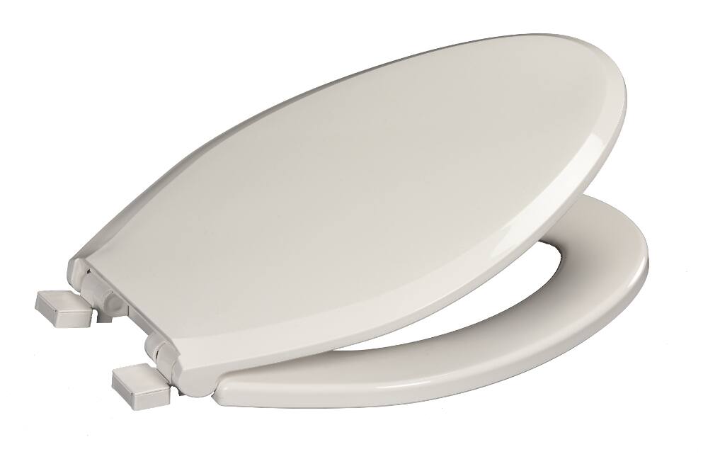 For Living Plastic Slow Close Elongated Toilet Seat, White | Canadian Tire