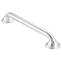 Moen Home Care Designer Chrome 16-in (40.6 cm) Safety Grab Bar Front_Angled_Right