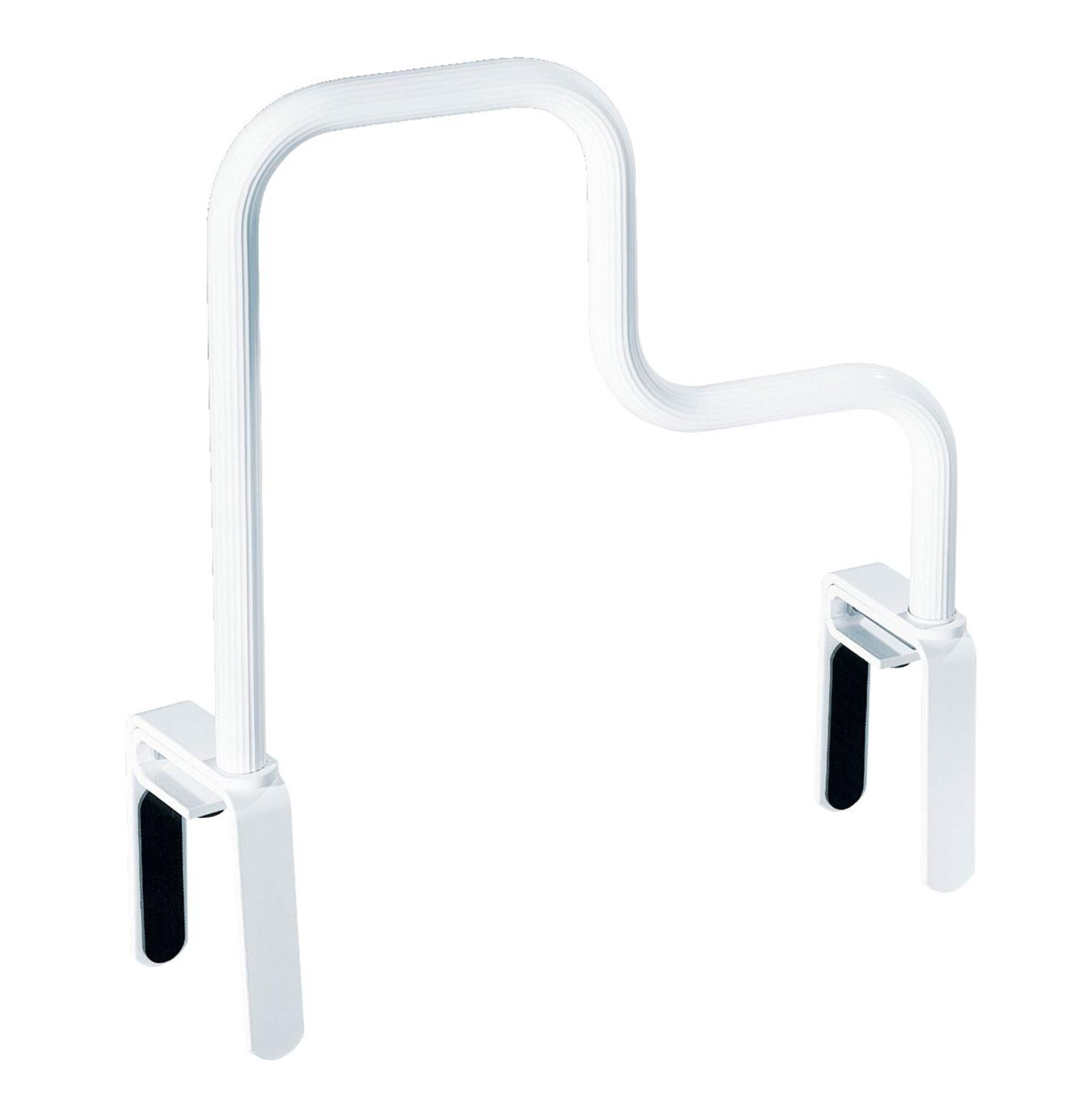 Moen Multi-Grip Tub Safety Bar, White Front_Angled_Right