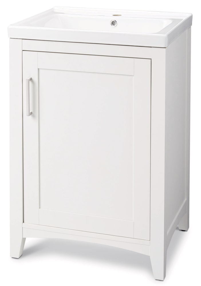 Canvas Creston Single Door Single Sink Vitreous China Top Bathroom