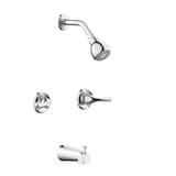 Danze Renovate 2-Handle Tub & Shower Faucet, Chrome Front_Three_Fourths_Angled_Right