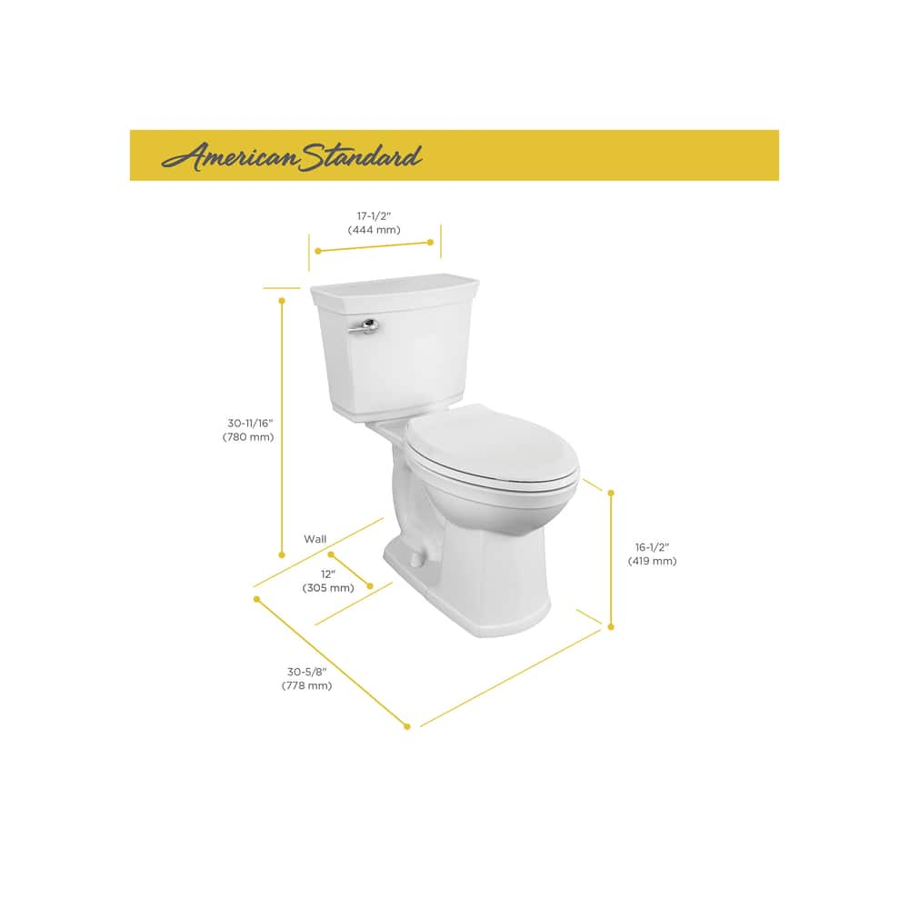 American Standard Astute Vormax Right Height Elongated Complete Toilet