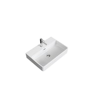 Danze Scratch-Resistant Rectangle Vessel Sink, White, 23.6-in x 16.5-in