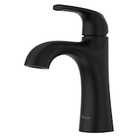Pfister Rancho Single Control Bath Faucet, Matte Black Front_Three_Fourths_Angled_Left
