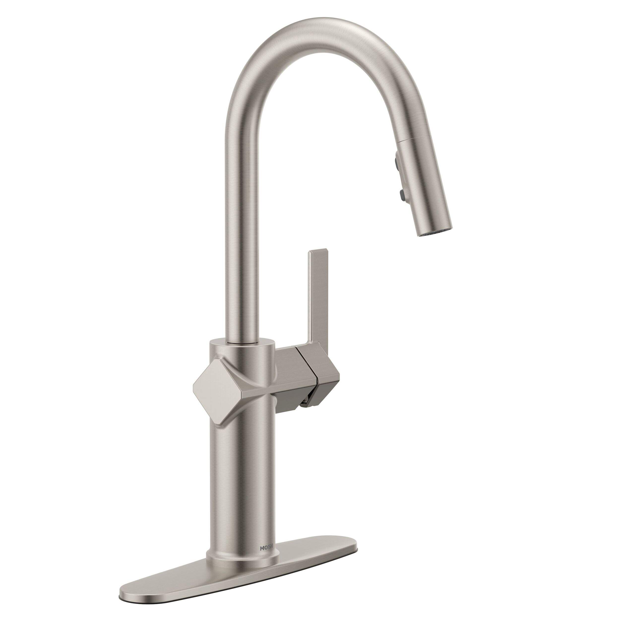 Joric 1-Handle Pull-Down Kitchen Faucet, Spot Resist™ Stainless Front_Three_Fourths_Angled_Right
