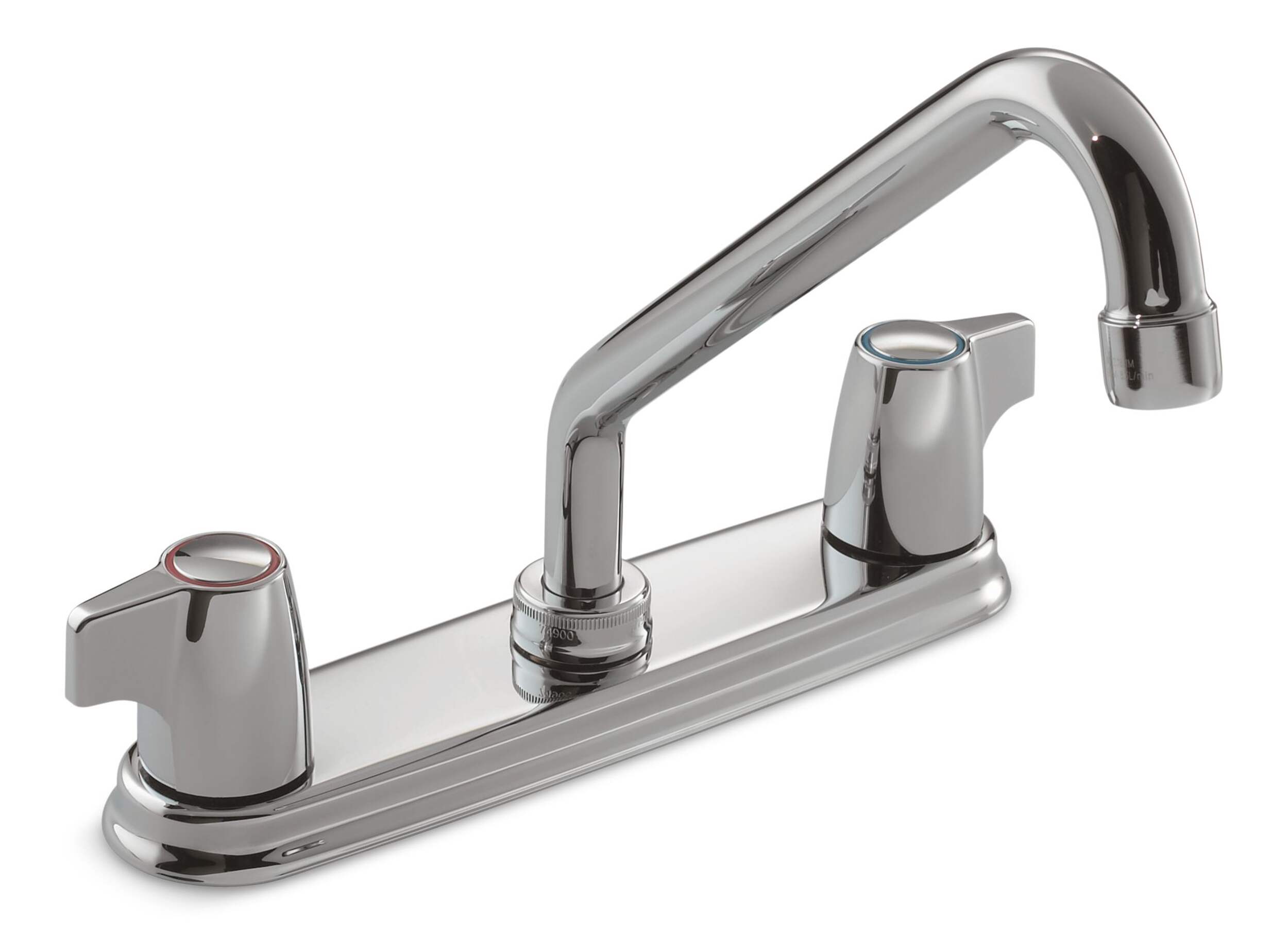 Robinet d'évier à 2 leviers Moen Manor, chrome Front_Three_Fourths_Angled_Right