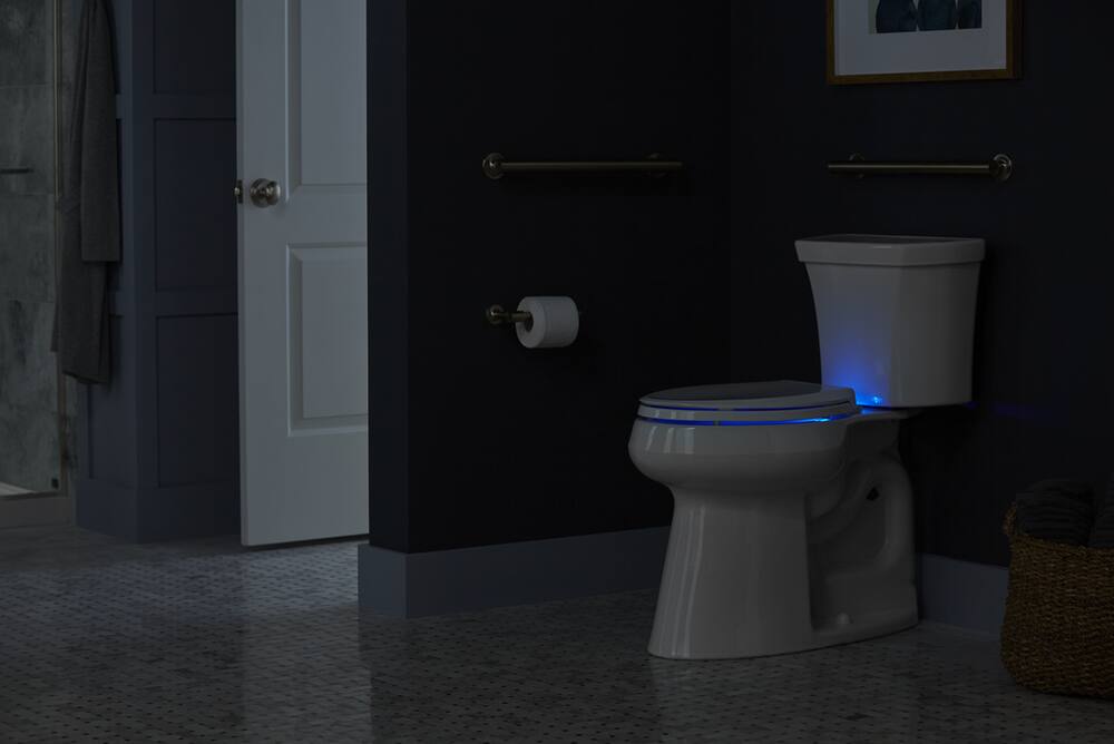 kohler toilet seat night light battery replacement