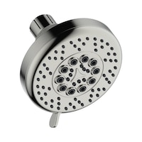 Danze 5-Setting Fix Mounted Shower Head, 2.5GPM, BN Front_Three_Fourths_Angled_Right
