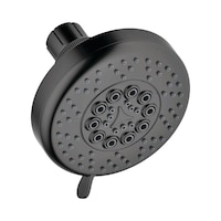 Danze 5-Setting Fix Mounted Shower Head, 2.5GPM, MB Front_Three_Fourths_Angled_Right