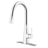 Danze Danillo 1-Handle 8-in Centerset Pull Down Kitchen Faucet, Assorted Finishes Front_Angled_Left