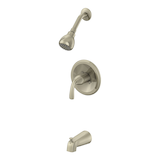 Danze Renovate Single Handle Wall Mount 1-Setting Bathtub & Shower Trim Kit, Brushed Nickel Front_Angled_Left