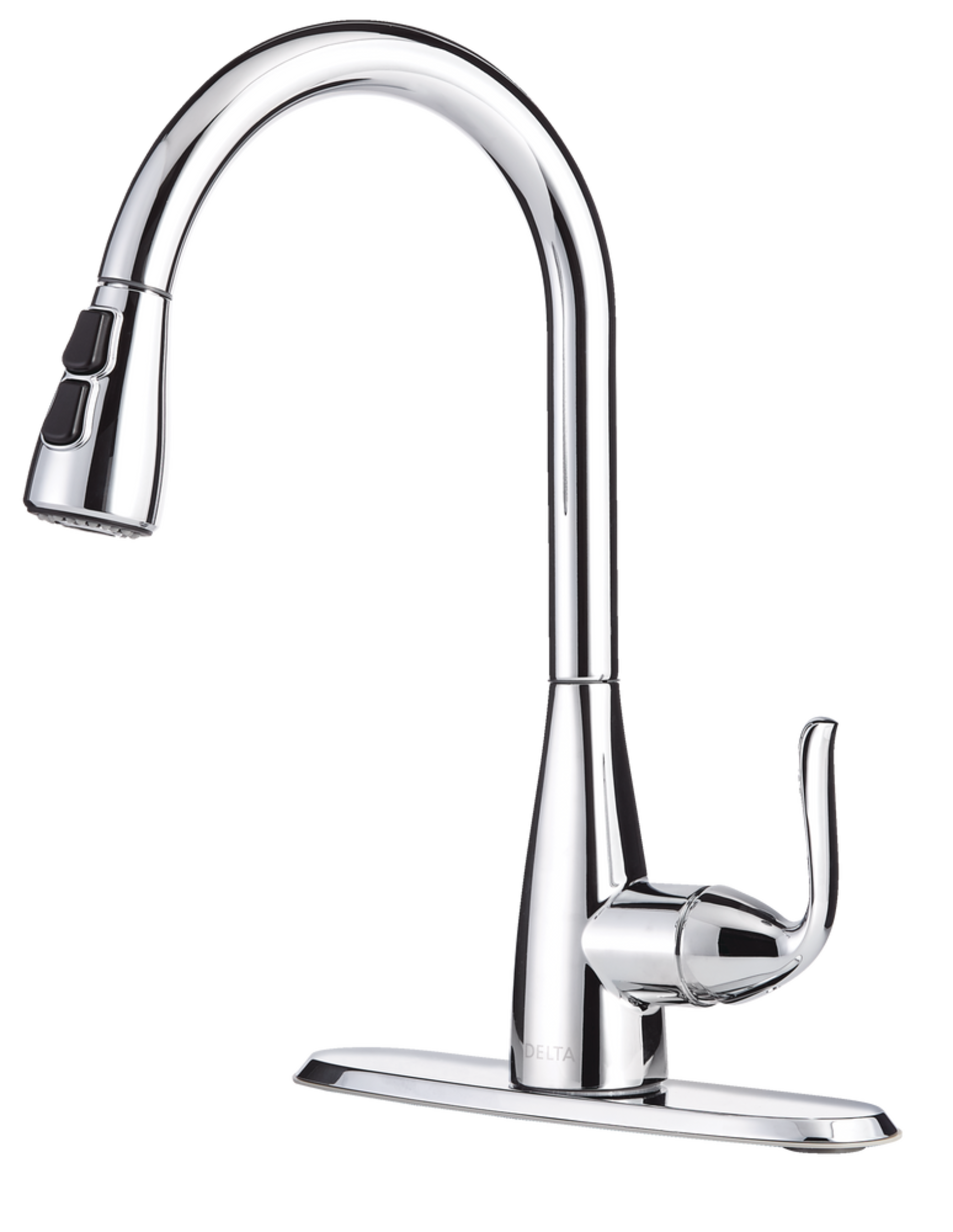 Delta Faucet Grenville Single Handle Pull Down Kitchen Faucet, Chrome