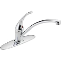 Delta Faucet Principals Single Handle Kitchen Faucet, Chrome
