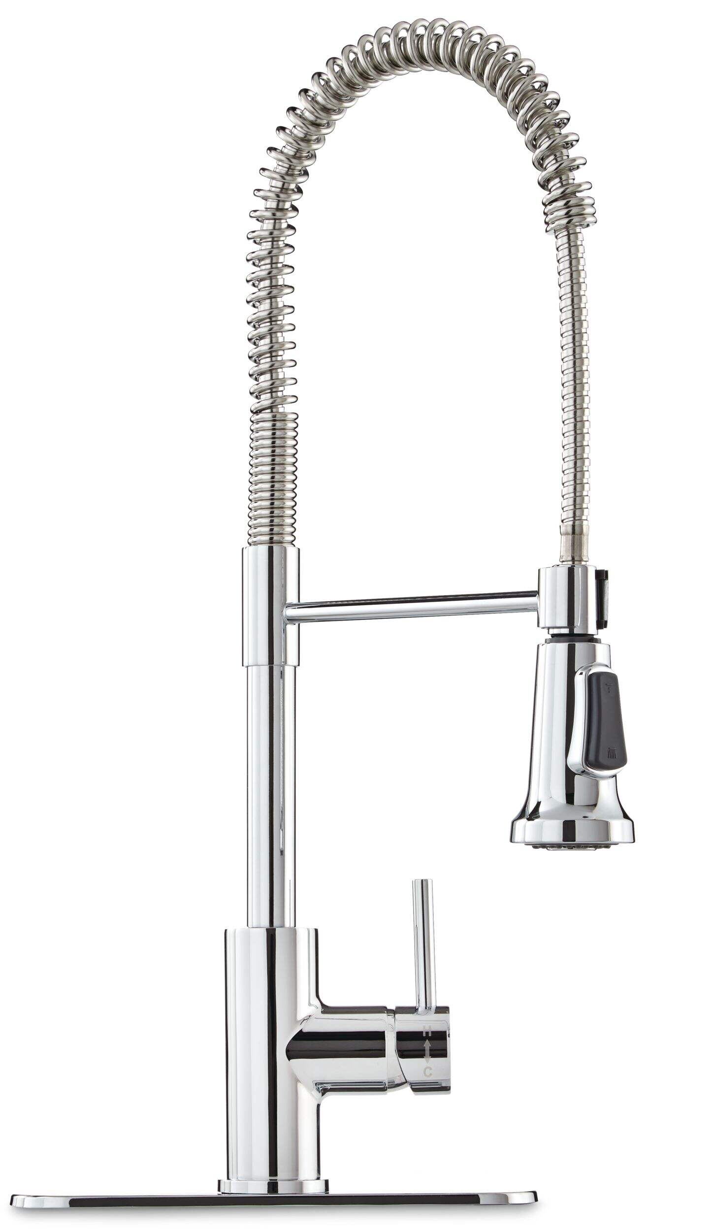 Peerless® Gourmet Single-Handle Pull-Down Kitchen Faucet, Chrome Front_Three_Fourths_Angled_Right