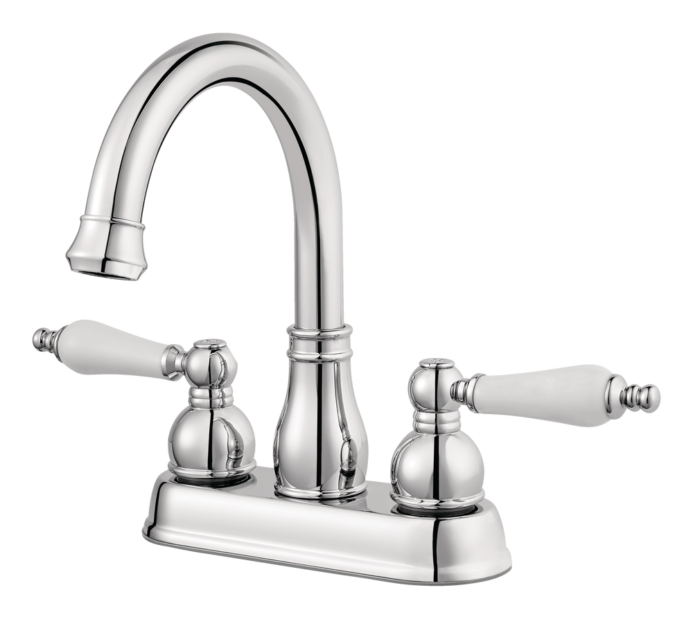 Pfister Henlow Double Handle High Arc 4in Centerset Bathroom Sink
