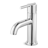 Pfister Fullerton Single Handle Single Hole 4-in Centreset Bathroom Sink Faucet, Push & Seal™ Drain, Chrome Front_Angled_Left