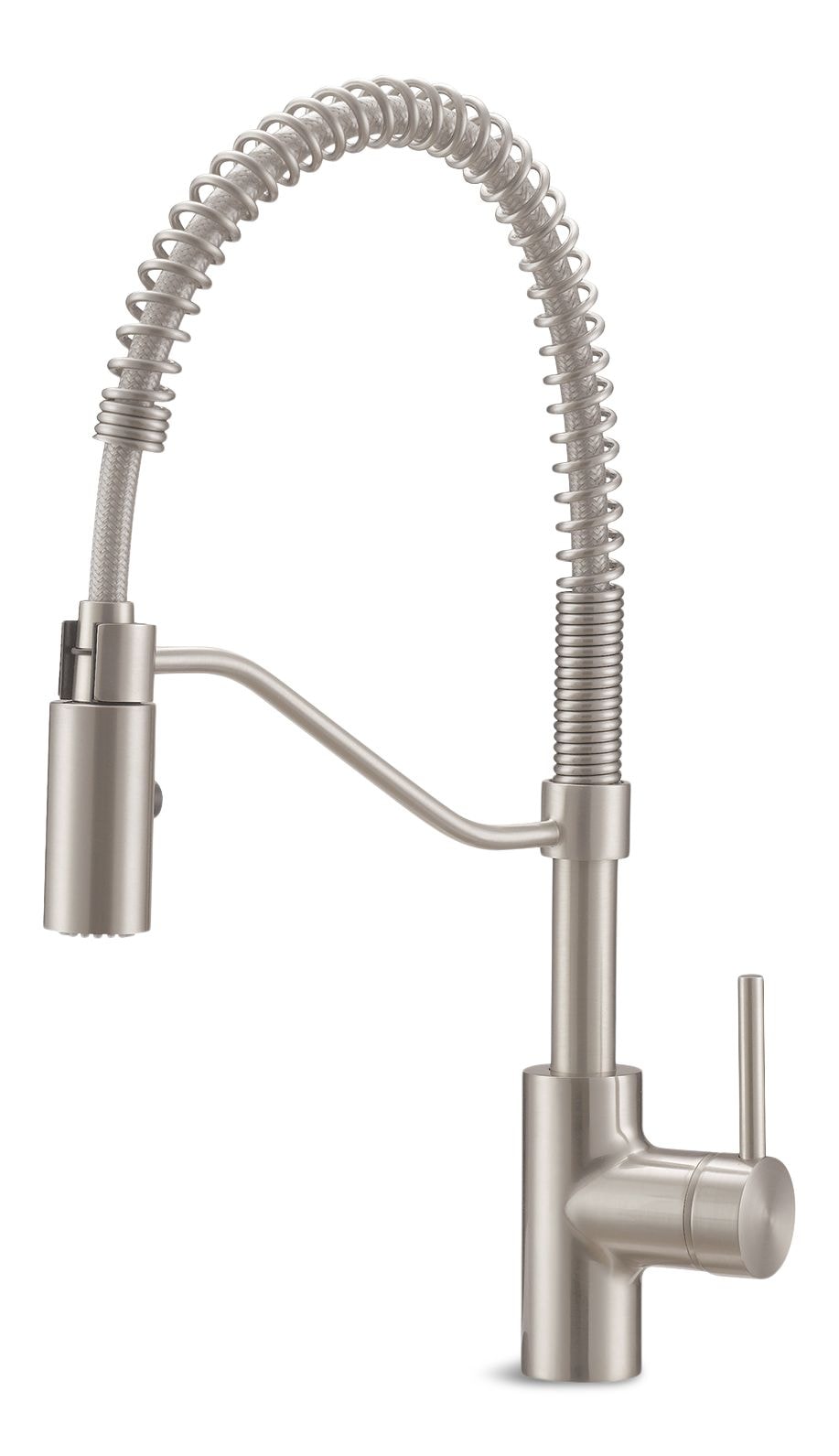 Danze Jasper Single Handle Pull Down Kitchen Faucet, Stainless