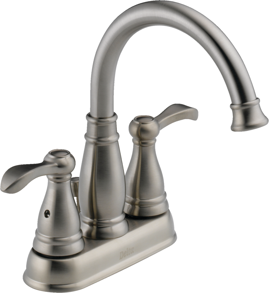Delta Faucet Porter Double Handle Bathroom Sink Faucet, WaterSense