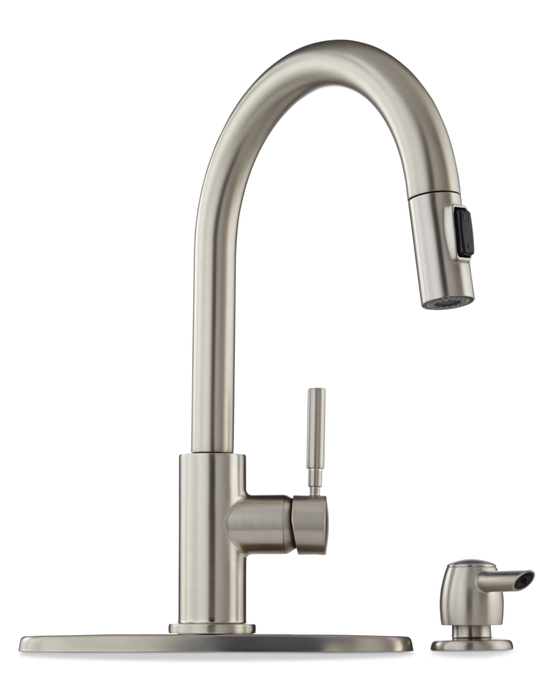Delta Trask 1Handle PullDown Kitchen Faucet, Brushed Nickel