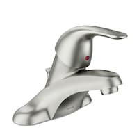 Moen Adler Single Handle Bathroom Faucet, Spot Resist™ Brushed Nickel Front_Angled_Right