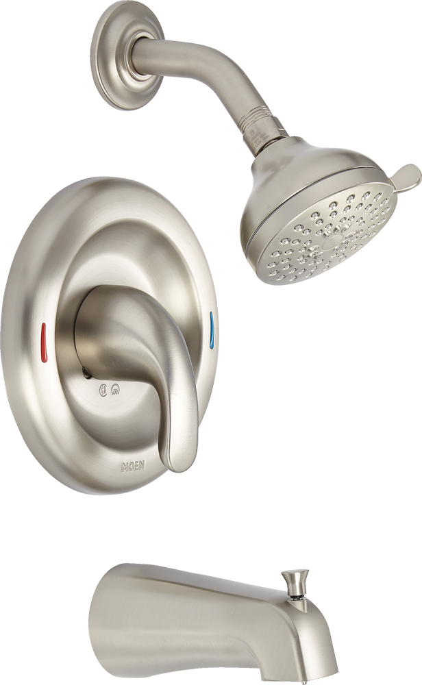 Moen® Adler Single Handle Spot Resist™ PosiTemp® Bathtub & Shower Trim