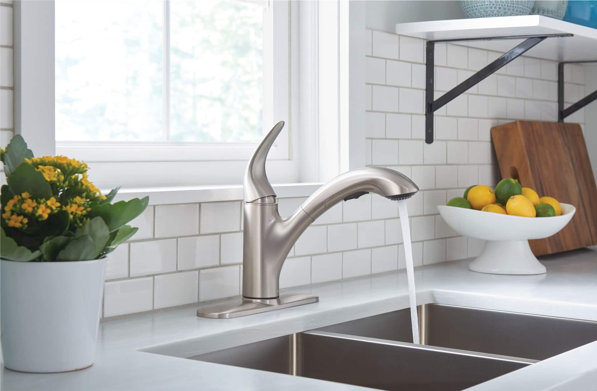 Moen Medina Single Handle Pull Out Kitchen Faucet Brushed Nickel   Moen Medina Brushed Nickel Kitchen Faucet Pullout 84d5609e 2e49 4c10 94f9 3d0e21b9128e Jpgrendition 