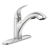 Moen Medina Single-Handle Pull-Out Kitchen Faucet, Chrome Front_Angled_Right