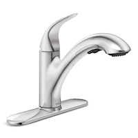 Moen Medina Single-Handle Pull-Out Kitchen Faucet, Chrome Front_Angled_Right