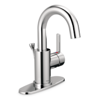 Peerless® Precept Single Handle Single Hole Bathroom Sink Faucet, WaterSense® Certified, Chrome Front_Angled_Right