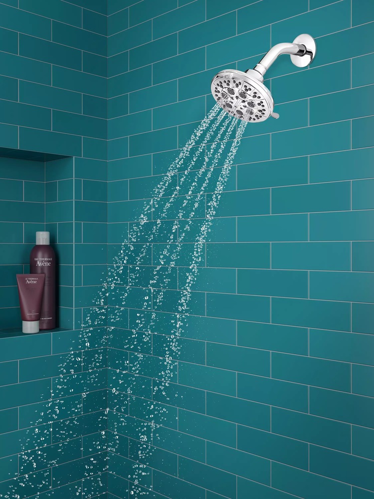 Pfister Restore 3Setting Fixed Spray Shower Head, Chrome Canadian Tire