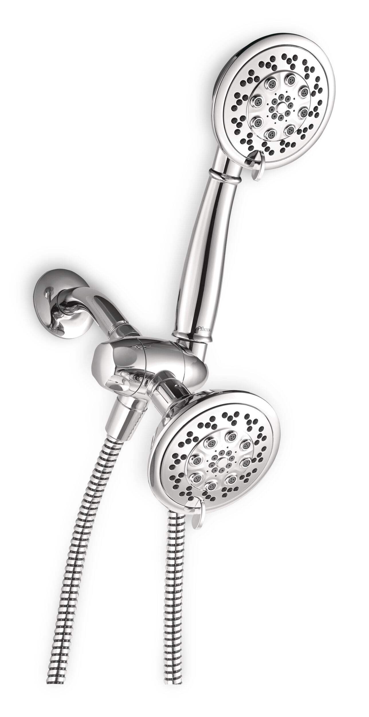 Pfister Solita 6-Setting Spray & Handheld Shower Head Combo, Chrome Front_Three_Fourths_Angled_Right