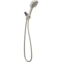 Peerless 6-Setting Square Massage Spray Handheld Shower Head, Brushed Nickel Front_Angled_Right