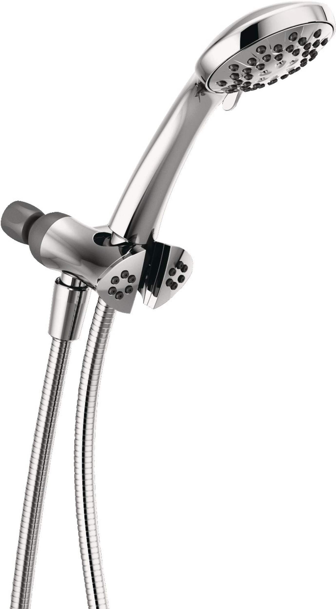Peerless® Jetty™ 3-Setting Handheld Shower Head, Chrome Front_Angled_Right