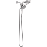 Pomme de douche à main et à jet de massage H2Okinetic 2-en-1 Delta Faucet, certifiée WaterSense, chrome Front_Angled_Right