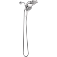 Delta Faucet 2-in-1 HydroRain® H2Okinetic® Massage Spray & Handheld Shower Head Combo, WaterSense® Certified, Chrome