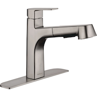 Peerless® Xander Single Handle Pull-Out Kitchen Faucet, Stainless Steel