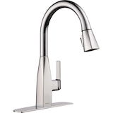 Peerless® Xander Single-Handle High Arc Pull-Down Kitchen Faucet, Chrome Front_Angled_Right
