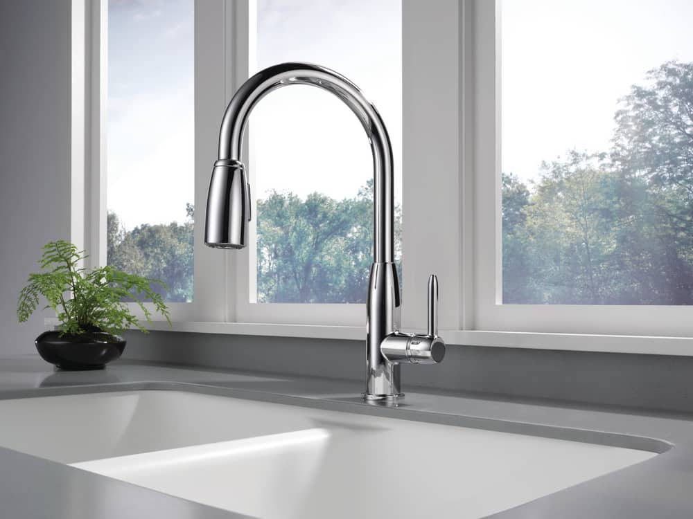 peerless tunbridge 2 handle kitchen sink faucet chrome p299568lf