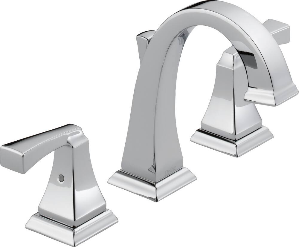 Delta Faucet Dryden Double Handle Widespread 616in Centerset Bathroom