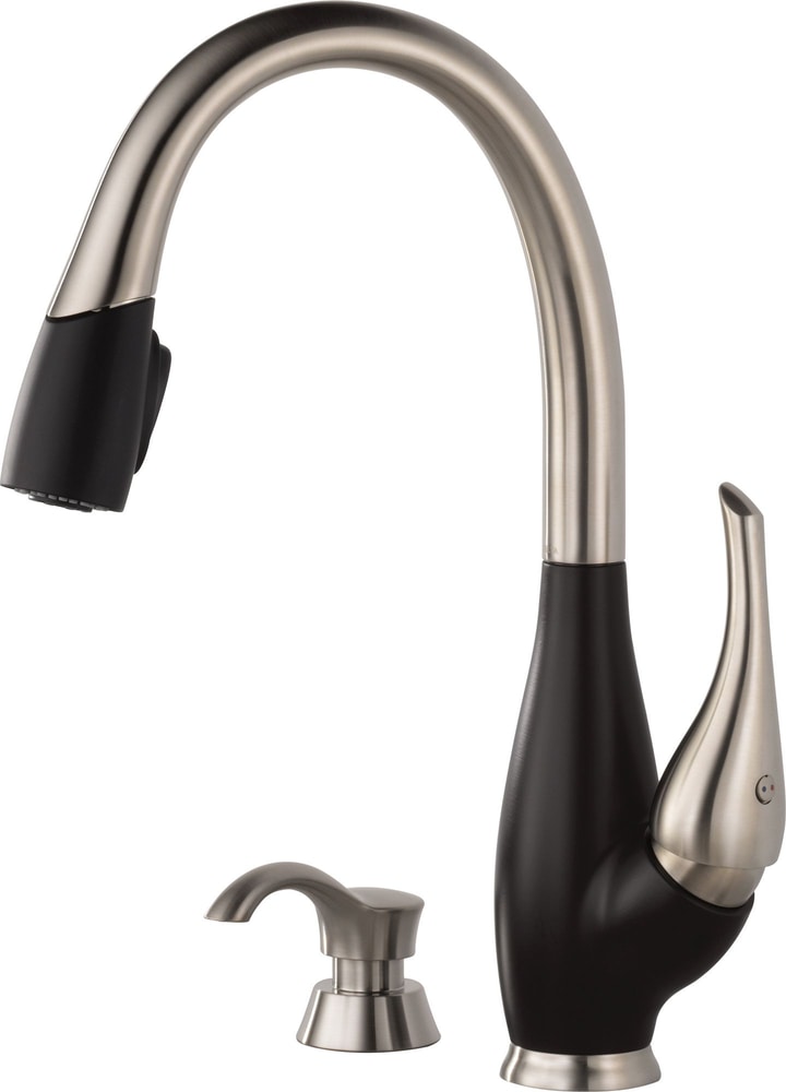 Delta Fuse 1Handle PullDown Kitchen Faucet & Soap Dispenser