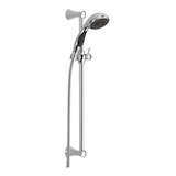 Delta Faucet Premium 3-Setting Massage Spray Handheld Shower Head with Slide Bar, Assorted Finishes Front_Three_Fourths_Angled_Right