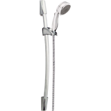 Pomme de douche à main Delta Faucet, à barre murale, 7 réglages, chrome Front_Angled_Right