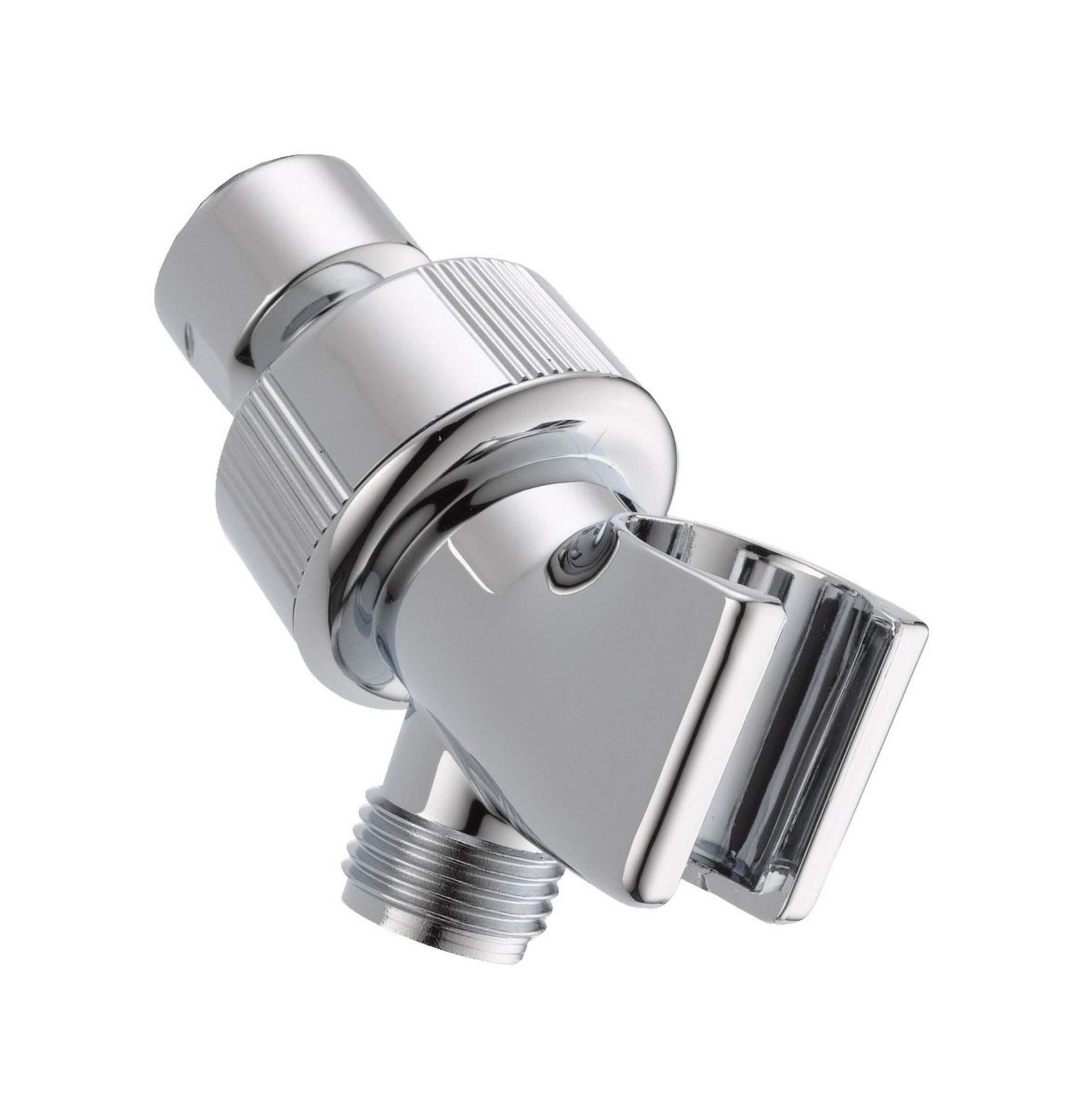 Delta Faucet Adjustable Handheld Shower Head Arm Mount/Bracket, Chrome Front_Angled_Right